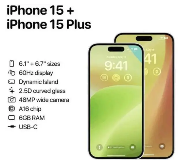 额尔古纳苹果15维修服务分享iPhone15有哪些机型 